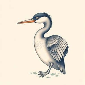 Pastel Color Loon Tattoo