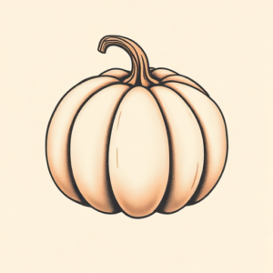 Pastel Color Pumpkin Tattoo