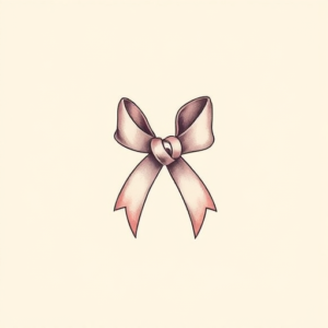 Pastel Color Ribbon Tattoo