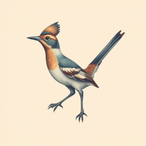 Pastel Color Roadrunner Tattoo