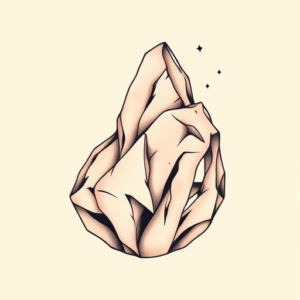Pastel Color Rock Tattoo