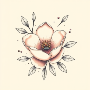 Pastel Color Sampaguita Tattoo