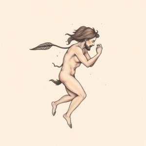 Pastel Color Sisyphus Tattoo