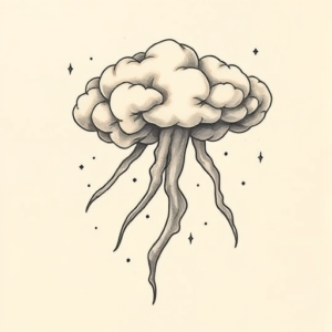 Pastel Color Storm Tattoo