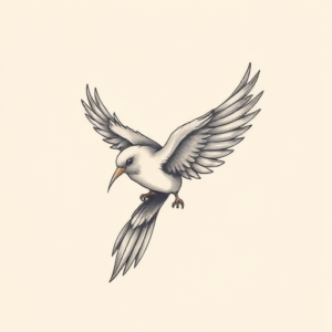 Pastel Color Thunderbird Tattoo