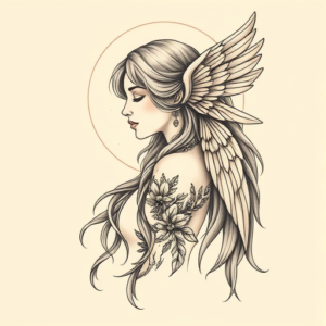 Pastel Color Valkyrie Tattoo