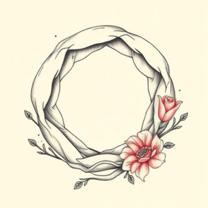 Pastel Color Wormhole Tattoo