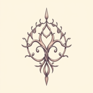 Pastel Color Yggdrasil Tattoo