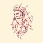 Pastel Color Zeus Tattoo