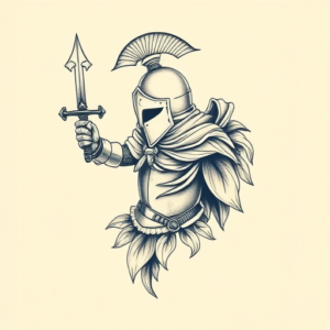 Pastel Crusader Tattoo