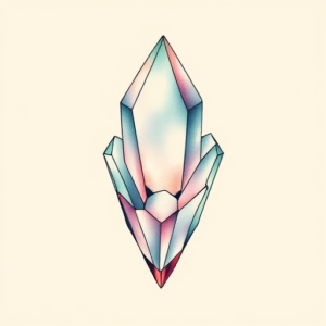 Pastel Crystal Tattoo