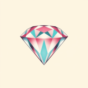 Pastel Diamond Tattoo