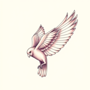 Pastel Falcon Tattoo