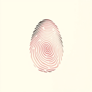 Pastel Fingerprint Tattoo