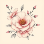 Pastel Floral Tattoo