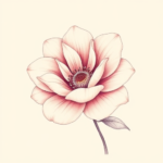 Pastel Flower Tattoo