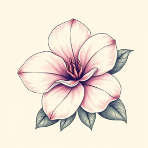Pastel Gardenia Tattoo