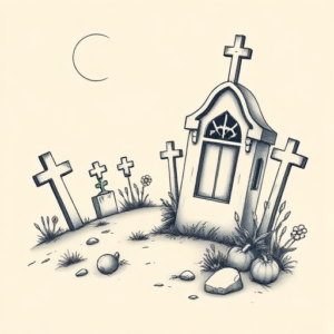 Pastel Graveyard Tattoo