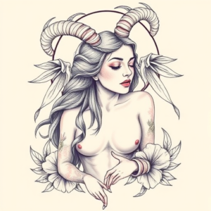 Pastel Hecate Tattoo