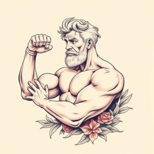 Pastel Hercules Tattoo