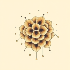 Pastel Honeycomb Tattoo