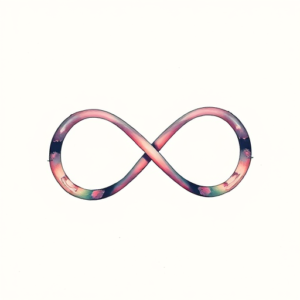 Pastel Infinity Tattoo