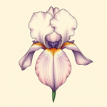 Pastel Iris Tattoo
