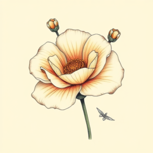 Pastel Marigold Tattoo