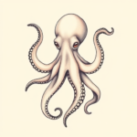 Pastel Octopus Tattoo