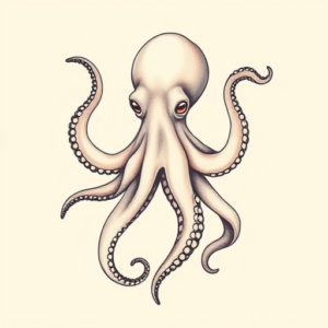 Pastel Octopus Tattoo