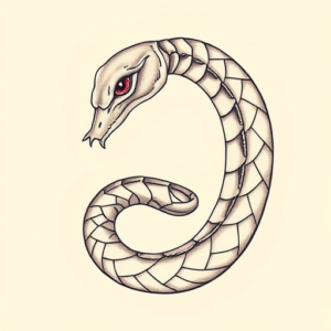 Pastel Ouroboros Tattoo