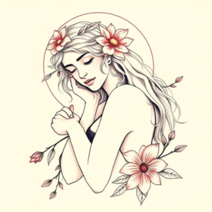 Pastel Persephone Tattoo