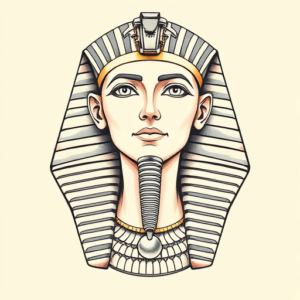 Pastel Pharaoh Tattoo