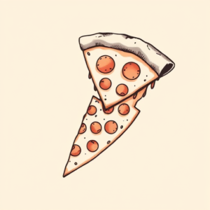 Pastel Pizza Tattoo