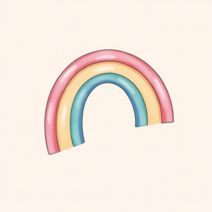 Pastel Rainbow Tattoo