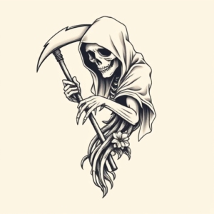 Pastel Reaper Tattoo