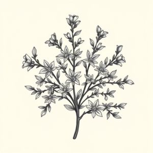 Pastel Rosemary Tattoo