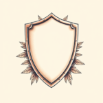 Pastel Shield Tattoo