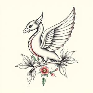 Pastel Slytherin Tattoo