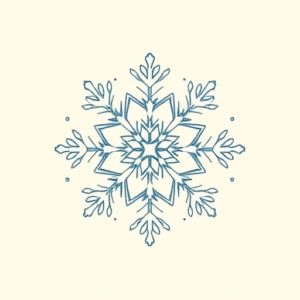 Pastel Snowflake Tattoo