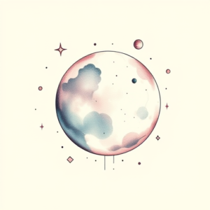 Pastel Space Tattoo
