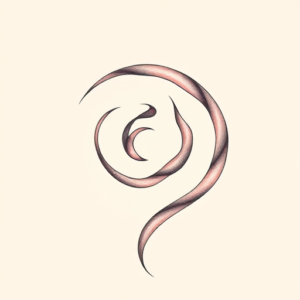 Pastel Spiral Tattoo