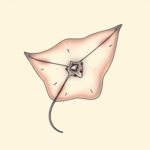 Pastel Stingray Tattoo