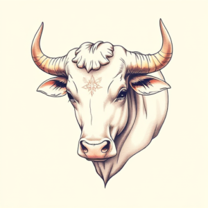 Pastel Taurus Tattoo