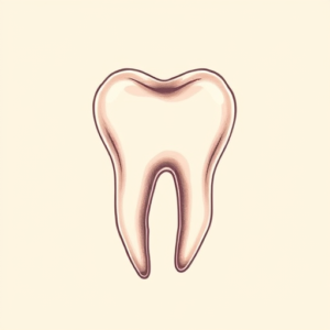Pastel Tooth Tattoo