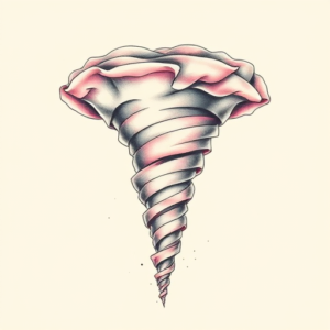 Pastel Tornado Tattoo