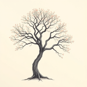 Pastel Tree Tattoo