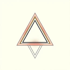Pastel Triangle Tattoo