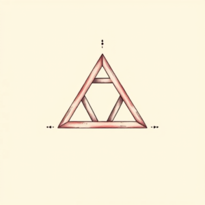 Pastel Triquetra Tattoo