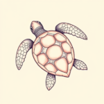 Pastel Turtle Tattoo